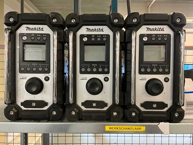Makita dmr116 accu radio (3x) - afbeelding 2 van  4