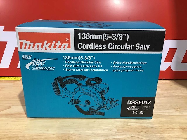 Makita dss501z cirkelzaagmachine op accu - afbeelding 3 van  9