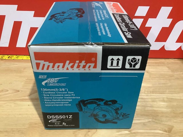 Makita dss501z cirkelzaagmachine op accu - afbeelding 2 van  2