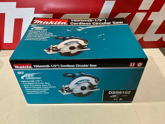 Makita dss610z cirkelzaagmachine - afbeelding 1 van  5