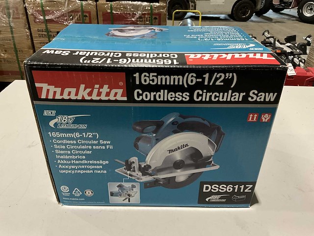 Makita dss611z cirkelzaagmachine - afbeelding 1 van  3