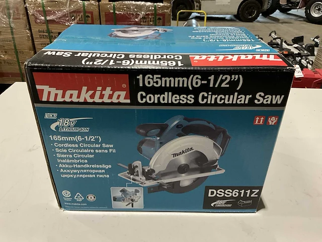 Makita dss611z cirkelzaagmachine - afbeelding 2 van  3