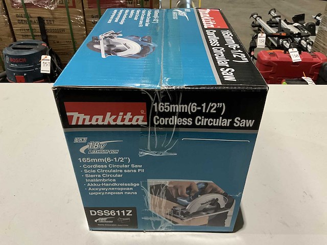 Makita dss611z cirkelzaagmachine - afbeelding 2 van  2