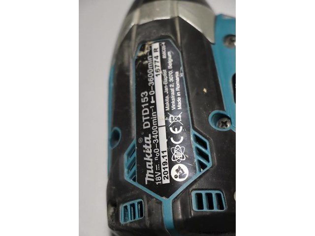 Makita dtd153zj accu-slagschroevendraaier, 18v - afbeelding 6 van  9