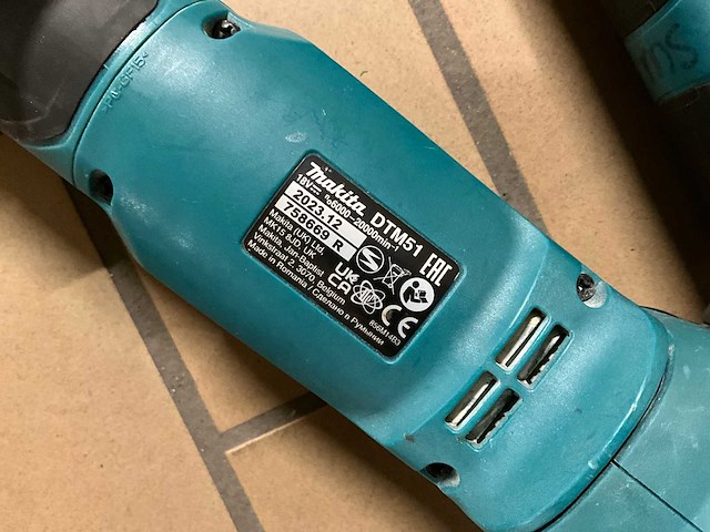 Makita dtm51 multi-tool (2x) - afbeelding 2 van  5