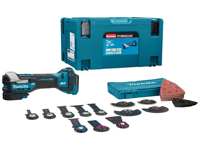 Makita dtm52zjx2 18v li-ion accu multitool body - afbeelding 1 van  2