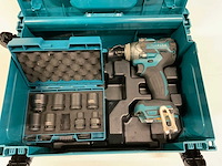 Makita dtw 285 slagmoersleutel inclusief diverse accessoires - afbeelding 1 van  5