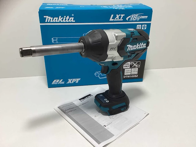 Makita dtw1005z 18v li-ion lxt borstelloze slagmoersleutel - afbeelding 1 van  7