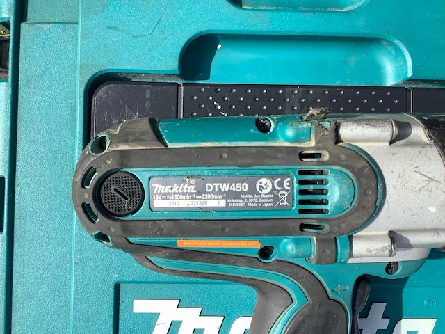 Makita dtw450 slagmoersleutel - afbeelding 6 van  6