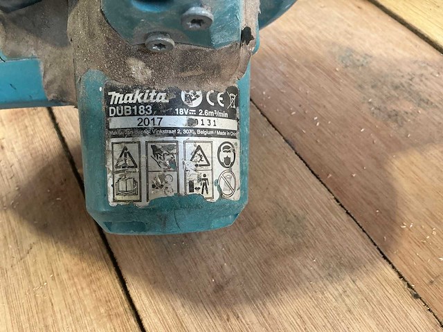 Makita dub183 accu blowerbody - afbeelding 2 van  4
