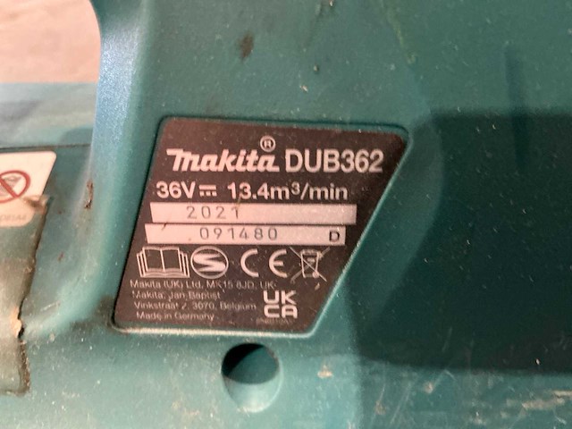 Makita dub362 bladblazer - afbeelding 9 van  9