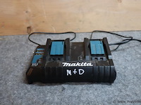 Makita dubbele acculader dc18sh - afbeelding 1 van  3