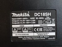 Makita dubbele acculader dc18sh - afbeelding 3 van  3