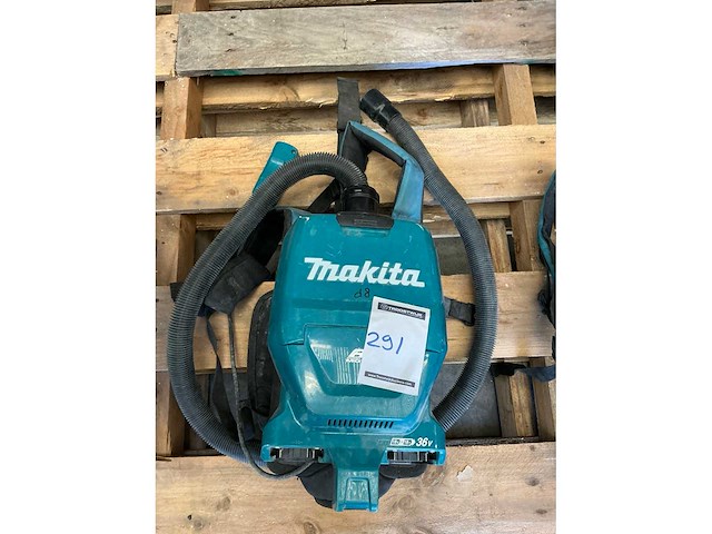 Makita dvc260 ruggedragen accustofzuiger - afbeelding 2 van  3