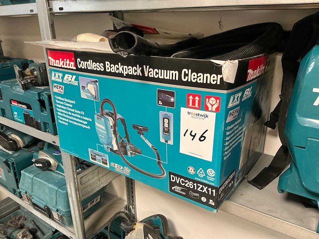 Makita dvc261 draagbare stofzuiger - afbeelding 3 van  3