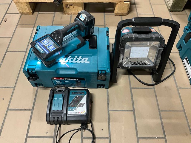 Makita dwd181 accu muurscanner - afbeelding 1 van  9