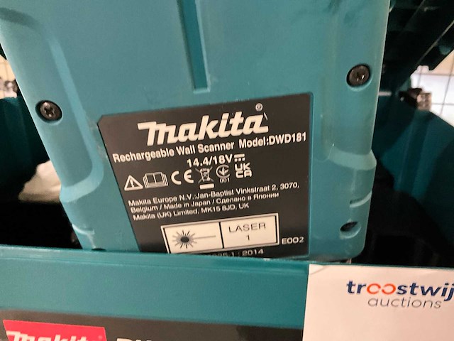 Makita dwd181zj muur scanner - afbeelding 4 van  4