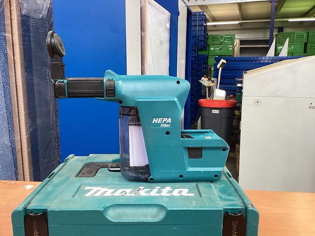 Makita dx01 stofafzuigadapter met opvang incl. koffer - afbeelding 3 van  8