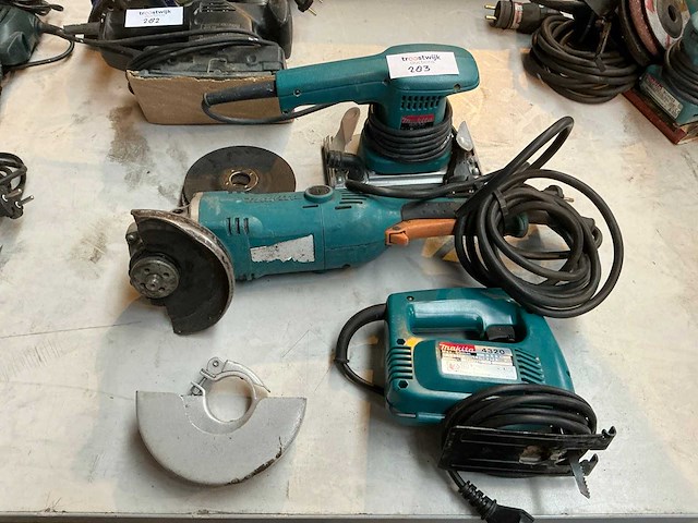 Makita electrisch gereedschap (3x) - afbeelding 1 van  5