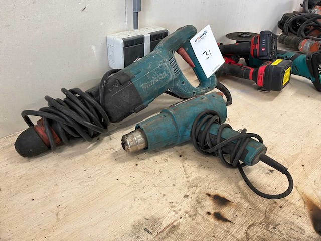 Makita elektrisch gereedschap (2x) - afbeelding 2 van  5
