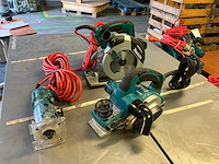 Makita elektrisch gereedschap (3x) - afbeelding 1 van  9