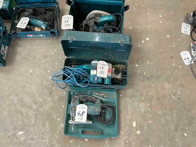 Makita elektrisch gereedschap (3x) - afbeelding 1 van  6