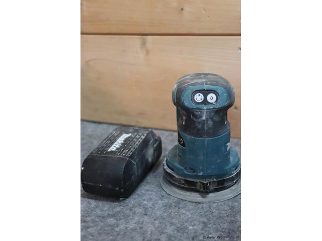 Makita excentrische schuurmachine dbo180, 18v - afbeelding 3 van  6