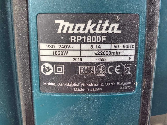 Makita freesmachine (2x) - afbeelding 14 van  15
