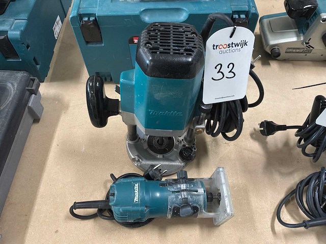 Makita freesmachine (2x) - afbeelding 1 van  10