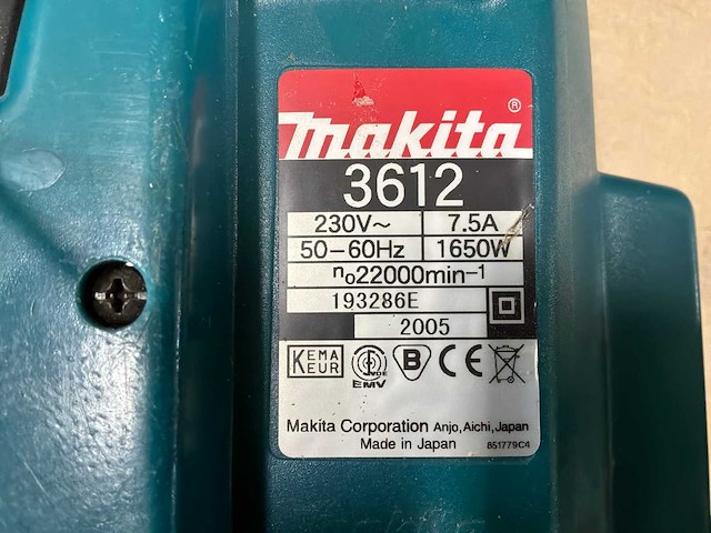 Makita freesmachine (2x) - afbeelding 4 van  6