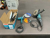 Makita ga 9012c haakse slijpmachine en bandschuurmachine
