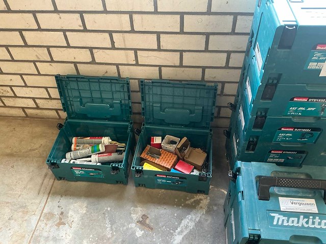Makita gereedschapskoffer (11x) - afbeelding 3 van  8