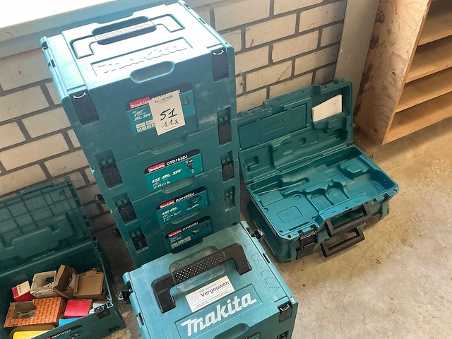 Makita gereedschapskoffer (11x) - afbeelding 4 van  8