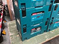 Makita gereedschapskoffer (6x) en 2x makita dc18rd acculader - afbeelding 2 van  8