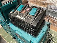 Makita gereedschapskoffer (6x) en 2x makita dc18rd acculader - afbeelding 5 van  8