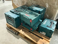 Makita gereedschapskoffer (9x) - afbeelding 1 van  5