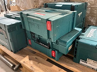 Makita gereedschapskoffer (9x) - afbeelding 4 van  5