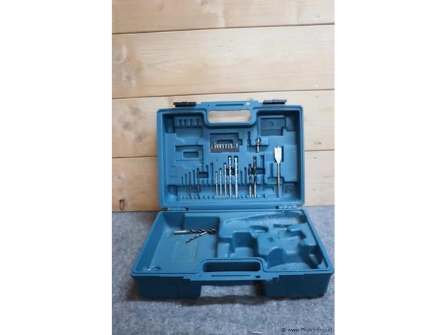 Makita gereedschapskoffer incl. diverse boren - afbeelding 1 van  5