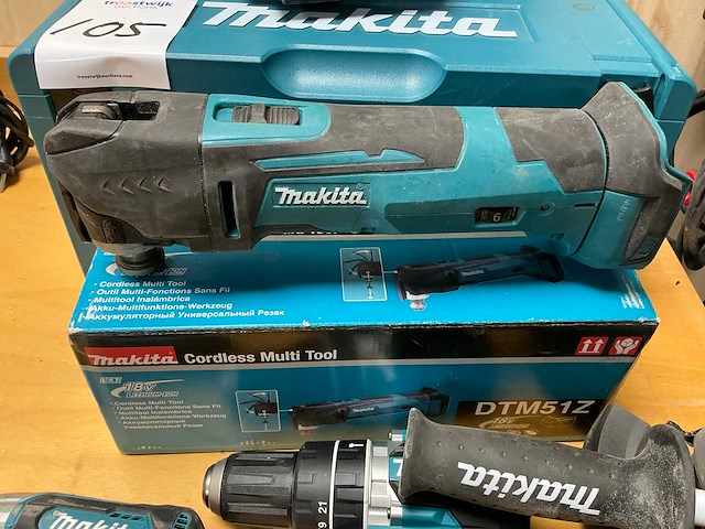 Makita gereedschapsset - afbeelding 3 van  6