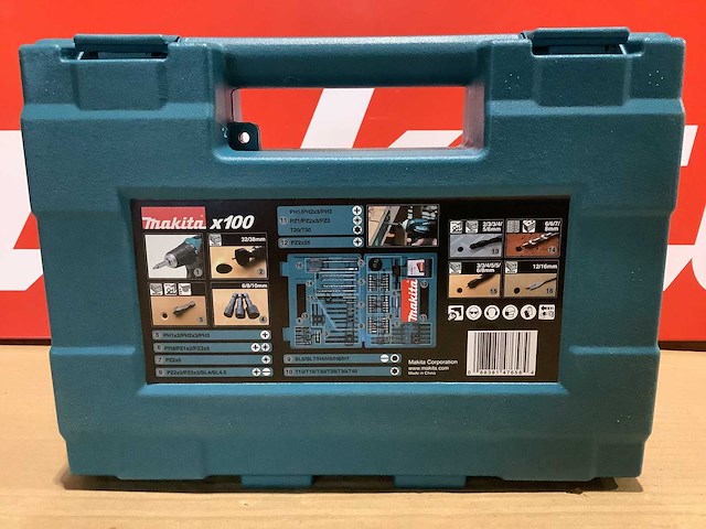 Makita gevulde gereedschapskoffer - afbeelding 2 van  3