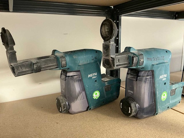 Makita haakse boormachine en stofafzuigsysteem - afbeelding 4 van  7