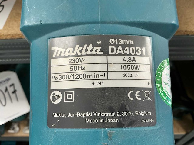 Makita haakse boormachine en stofafzuigsysteem - afbeelding 6 van  7