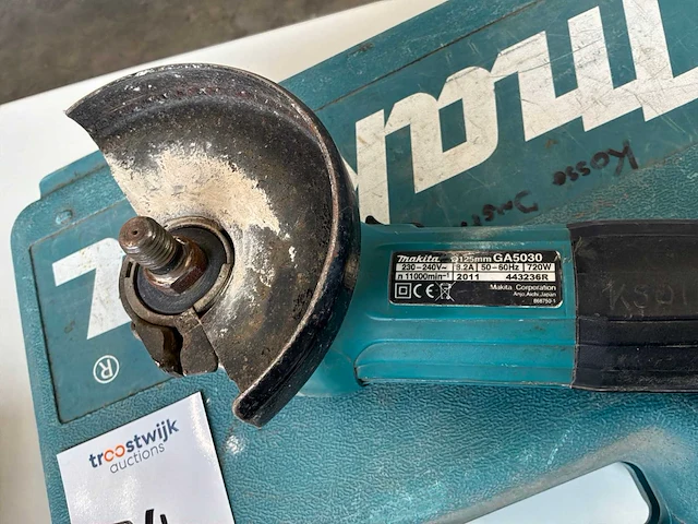 Makita haakse slijp- & polijstmachine - afbeelding 7 van  8