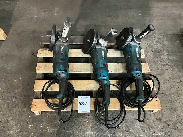 Makita haakse slijpmachine (3x) - afbeelding 1 van  6