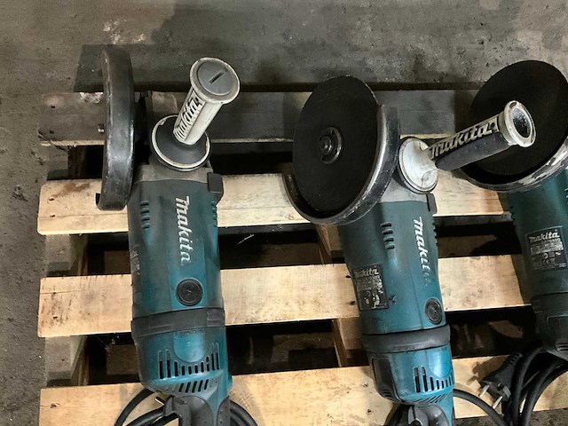 Makita haakse slijpmachine (3x) - afbeelding 2 van  6