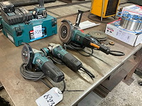 Makita haakse slijpmachine (3x) - afbeelding 1 van  10