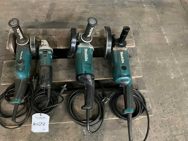 Makita haakse slijpmachine (4x) - afbeelding 2 van  9