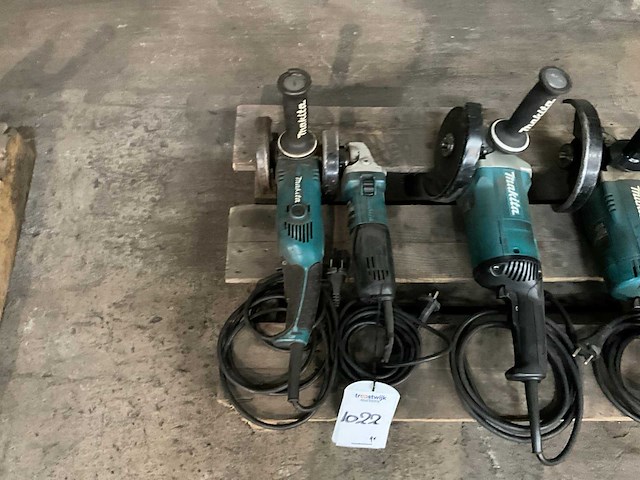 Makita haakse slijpmachine (4x) - afbeelding 3 van  9