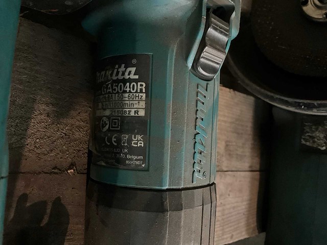 Makita haakse slijpmachine (4x) - afbeelding 5 van  9