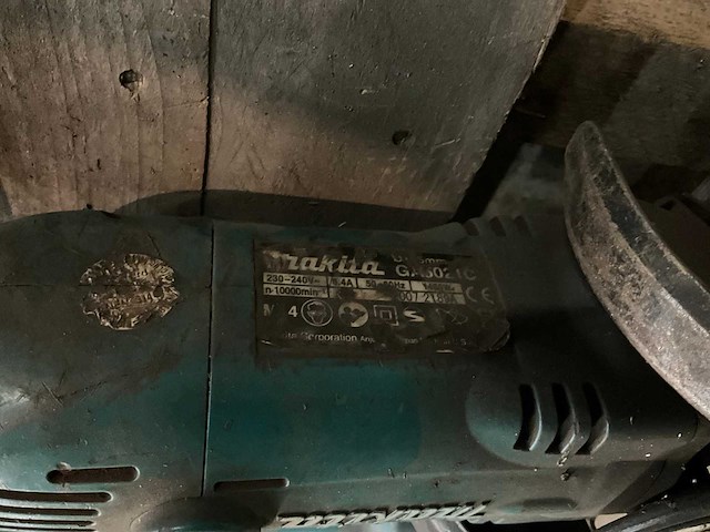 Makita haakse slijpmachine (4x) - afbeelding 6 van  9